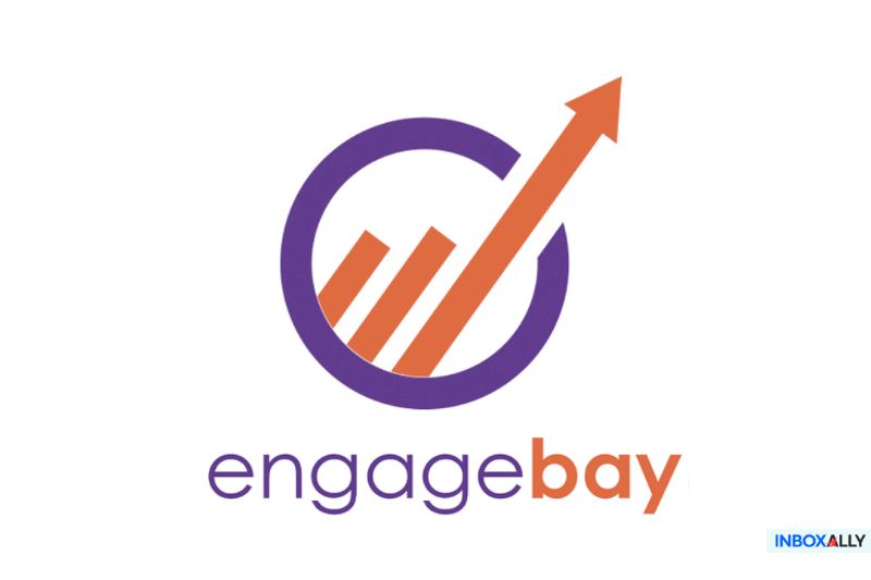 The EngageBay logo, Keap alternative for business CRM.