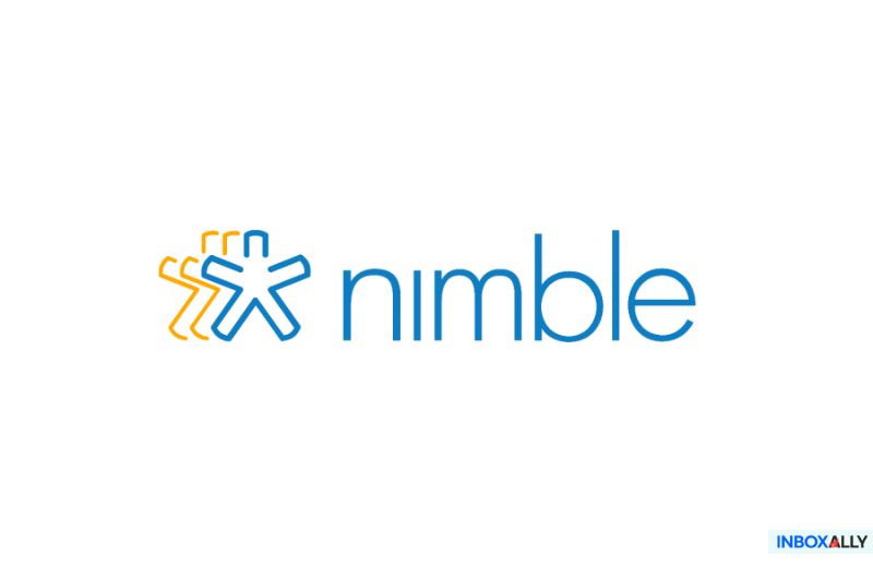 The Nimble logo, Keap alternative for business CRM.